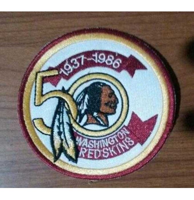 Stitched NFL Washington Redskins 1937-1986 50TH Patch