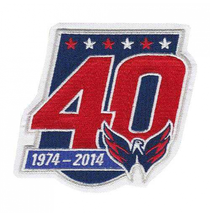 Stitched 2014-15 Washington Capitals 40th Team Anniversary Jersey Patch