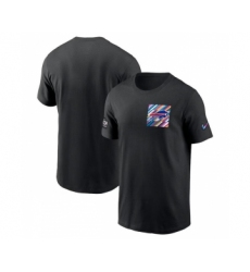 Men's Buffalo Bills Black 2023 Crucial Catch Sideline Tri-Blend T-Shirt