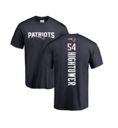 Football New England Patriots #54 Dont'a Hightower Navy Blue Backer T-Shirt