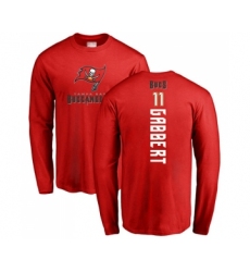 Football Tampa Bay Buccaneers #11 Blaine Gabbert Red Backer Long Sleeve T-Shirt
