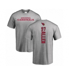 Football Arizona Cardinals #97 Zach Allen Ash Backer T-Shirt
