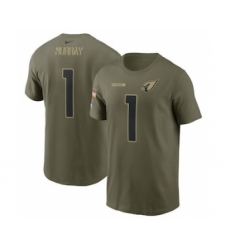 Men's Arizona Cardinals Kyler Murray Football Camo 2021 Salute To Service Name & Number T-Shirt