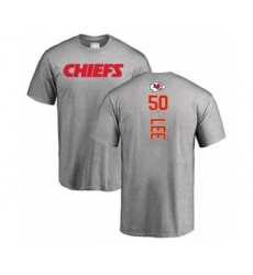 Football Kansas City Chiefs #50 Darron Lee Ash Backer T-Shirt