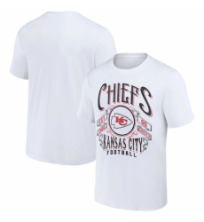Men's Kansas City Chiefs White X Darius Rucker Collection Vintage Football T Shirt