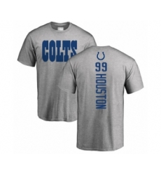Football Indianapolis Colts #99 Justin Houston Ash Backer T-Shirt