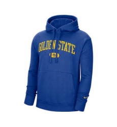 Men's Golden State Warriors 2021 Blue Heritage Essential Pullover Basketball Hoodie
