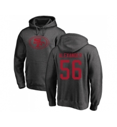 Football San Francisco 49ers #56 Kwon Alexander Ash One Color Pullover Hoodie