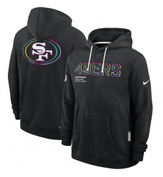 Men's San Francisco 49ers Black 2025 Crucial Catch Dri-FIT Hoodie