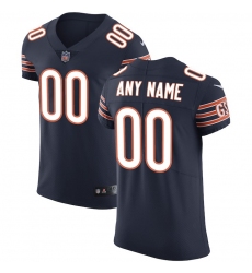 Men's Chicago Bears Nike Navy Vapor Untouchable Custom Elite Jersey