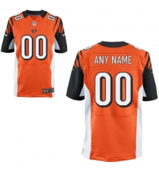 Men's Cincinnati Bengals Nike Orange Custom Elite Jersey