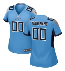 Women's Tennessee Titans Nike Light Blue 2018 Custom Game Jersey