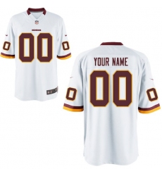Nike Men's Washington Redskins Customized Game White Jersey