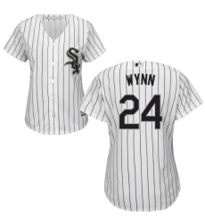 Women's Majestic Chicago White Sox #24 Early Wynn Authentic White Home Cool Base MLB Jersey