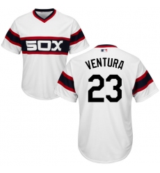 Youth Majestic Chicago White Sox #23 Robin Ventura Replica White 2013 Alternate Home Cool Base MLB Jersey