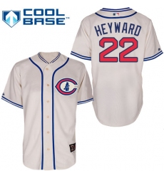 Men's Majestic Chicago Cubs #22 Jason Heyward Replica Cream 1929 Turn Back The Clock MLB Jersey