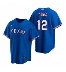 Men's Nike Texas Rangers #12 Rougned Odor Royal Alternate Stitched Baseball Jersey