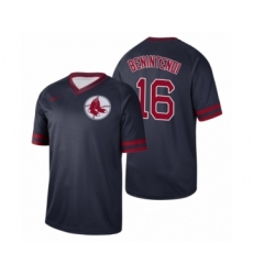 Men's Boston Red Sox #16 Andrew Benintendi Navy Cooperstown Collection Legend Jersey