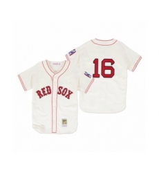 Women's Boston Red Sox #16 Andrew Benintendi Cream 1939 Authentic Home Jersey