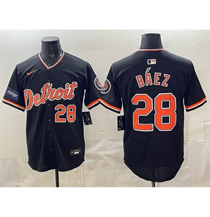 Men's Detroit Tigers #34 Chet Lemon Black 2026 Alternate USA 250 Vapor Premier Limited Stitched Baseball Jersey