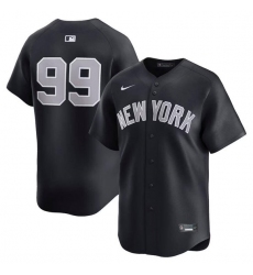 Men's New York Yankees #99 Aaron Judge Black Alternate Limited Stitched Baseball Jersey