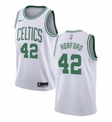 Youth Nike Boston Celtics #42 Al Horford Authentic White NBA Jersey - Association Edition