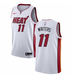 Men's Nike Miami Heat #11 Dion Waiters Swingman NBA Jersey - Association Edition