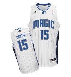 Men's Adidas Orlando Magic #15 Vince Carter Swingman White Home NBA Jersey