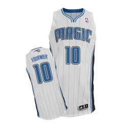 Men's Adidas Orlando Magic #10 Evan Fournier Authentic White Home NBA Jersey