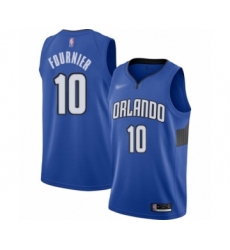 Women's Orlando Magic #10 Evan Fournier Swingman Blue Finished Basketball Jersey - Statement Edition