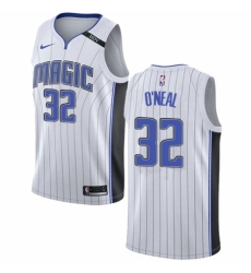 Men's Nike Orlando Magic #32 Shaquille O'Neal Swingman NBA Jersey - Association Edition