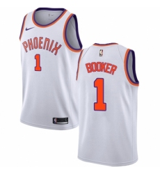 Youth Nike Phoenix Suns #1 Devin Booker Swingman NBA Jersey - Association Edition