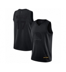 Men's Golden State Warriors #17 Chris Mullin Swingman Black MVP Basketball Jersey