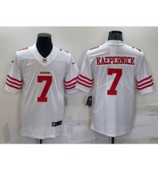 Men's San Francisco 49ers #7 Colin Kaepernick 2022 New White Vapor Untouchable Limited Stitched Jersey