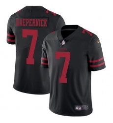 Youth Nike San Francisco 49ers #7 Colin Kaepernick Elite Black NFL Jersey