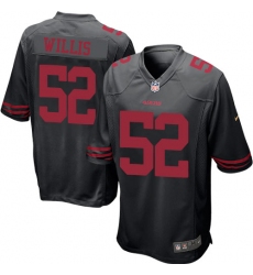 Men's Nike San Francisco 49ers #52 Patrick Willis Game Black NFL Jersey
