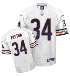 Youth Reebok Chicago Bears #34 Walter Payton White Authentic Throwback NFL Jersey