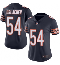 Women's Nike Chicago Bears #54 Brian Urlacher Elite Navy Blue Team Color NFL Jersey