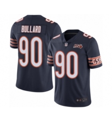 Men's Chicago Bears #90 Jonathan Bullard Navy Blue Team Color 100th Season Limited Football Jersey