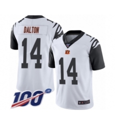 Men's Cincinnati Bengals #18 A.J. Green Orange Alternate Vapor Untouchable Limited Player 100th Season Football Jersey