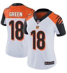 Women's Nike Cincinnati Bengals #18 A.J. Green Elite White NFL Jersey