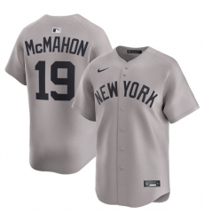 Men's New York Yankees #19 Ryan McMahon Grey 2025 Limited Stitched Baseball Jersey