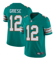 Youth Nike Miami Dolphins #12 Bob Griese Aqua Green Alternate Vapor Untouchable Limited Player NFL Jersey