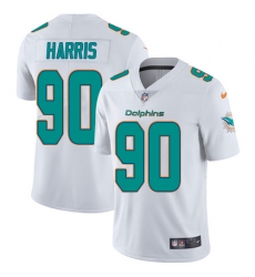Youth Nike Miami Dolphins #90 Charles Harris White Vapor Untouchable Limited Player NFL Jersey
