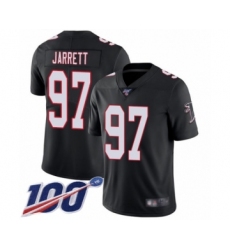 Men's Atlanta Falcons #97 Grady Jarrett Black Alternate Vapor Untouchable Limited Player 100th Season Football Jersey