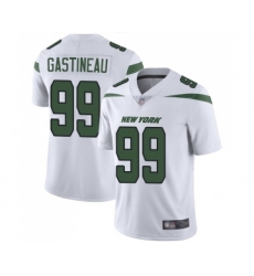 Men's New York Jets #99 Mark Gastineau White Vapor Untouchable Limited Player Football Jersey