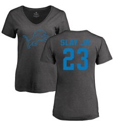 NFL Women's Nike Detroit Lions #23 Darius Slay Jr Ash One Color T-Shirt