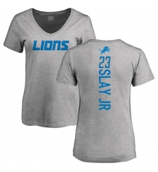NFL Women's Nike Detroit Lions #23 Darius Slay Jr Black Backer T-Shirt