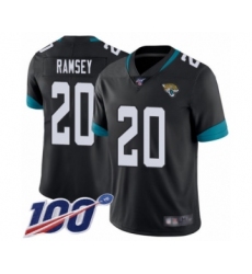 Youth Nike Jacksonville Jaguars #20 Jalen Ramsey Black Team Color Vapor Untouchable Limited Player 100th Season NFL Jersey