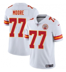 Men's Kansas City Chiefs #77 Jaylon Moore White 2025 Vapor Untouchable Limited Football Stitched Jersey
